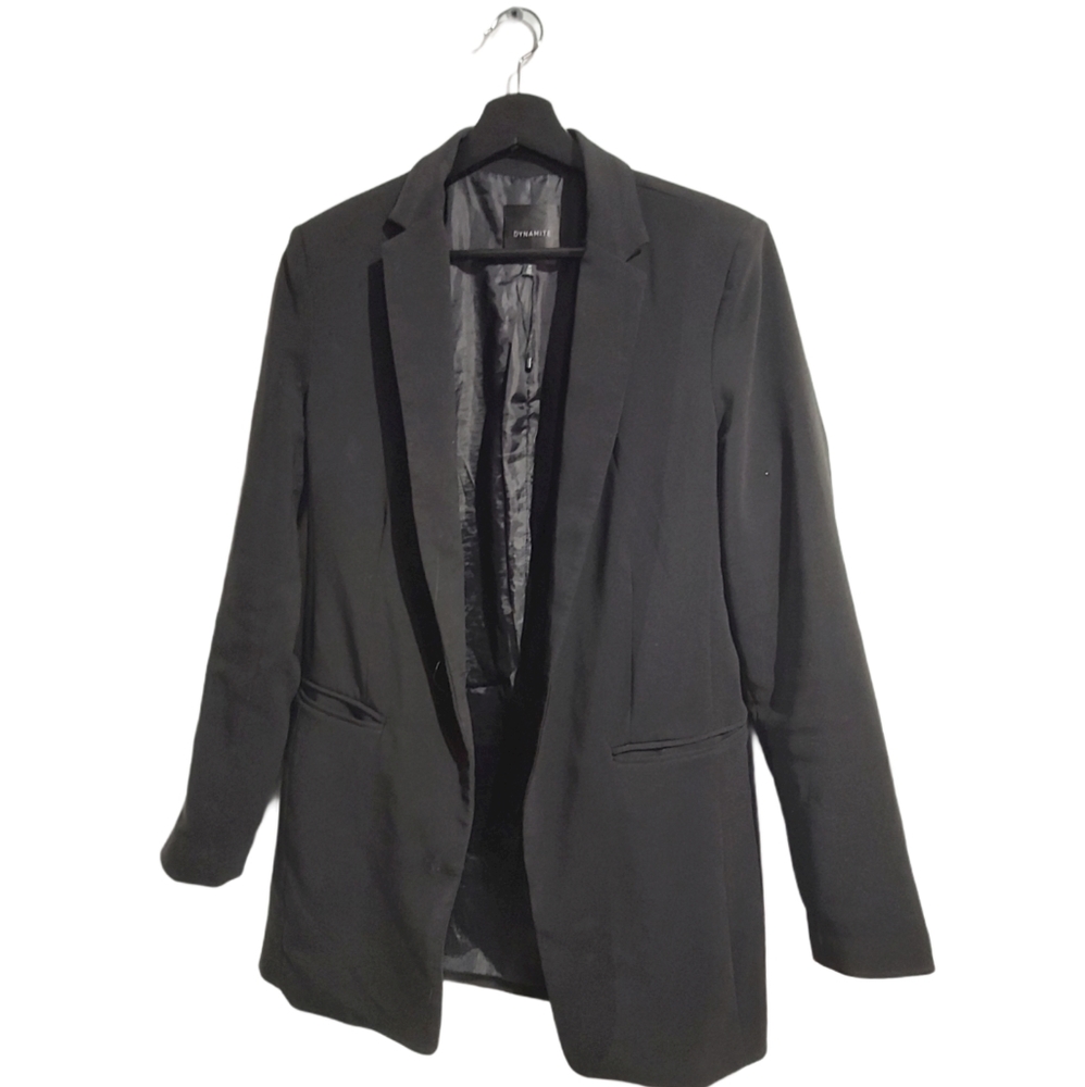Black basic dynamite blazer
